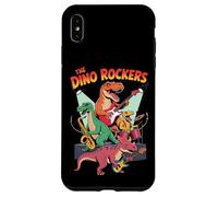 The Dino Rockers - Música divertida de la banda de dinosaurios Carcasa para iPhone XS Max
