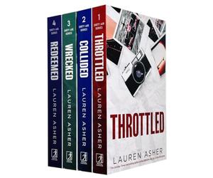 The Dirty Air Series 1-4 Books Collection Set By Lauren Asher (Throttled, Collided, Wrecked & Redeemed)