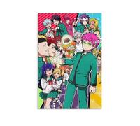 The Disastrous Life of Saiki K. Arte de pared moderno minimalista decorativo pintura impermeable póster fácil de mantener para sala de estar, dormitorio, fondo de pared para mejorar el estilo, 30 x 45