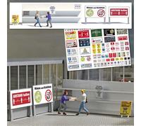 The Dispute Mini Escena con Inglés Signos Oo / Calibrador Ho Busch 7910