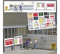 The Dispute Mini Escena con Inglés Signos Oo / Calibrador Ho Busch 7910