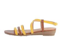 The Divine Factory Sandalia QL4342, Ocre Camel, 36 EU