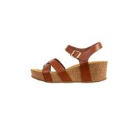 The Divine Factory Sandalias 'Noga Ety Edge Leder-Sandalen mit Keilabsatz' marrón 40 EUR