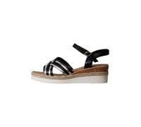 The Divine Factory Sandalias 'Sandalen mit Keilabsatz und Riemchen' negro 40 EUR