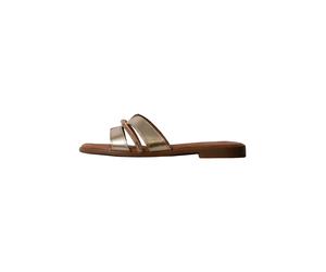 The Divine Factory Zapatos abiertos 'Alénoa Leder-Pantoletten' oro 40 EUR