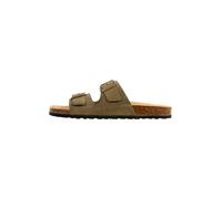 The Divine Factory Zapatos abiertos 'Noga Mistral Edge Leder-Pantoletten' verde 40 EUR