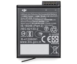 The DJI Osmo Action 3 Extreme Battery is a 1770mAh LiPo 1S battery that allows you to record continuously for up to 160 minutes.