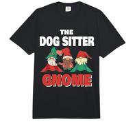 The Dog Sitter Gnomo Funny Dog Sitter Christmas Comfort Colors Adult Heavyweight T-Shirt