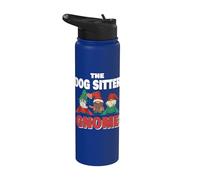 The Dog Sitter Gnomo Funny Dog Sitter Christmas Stainless Steel Insulated Water Bottle