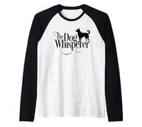 The Dog Whisperer - Amante de los Cachorros Divertido Camiseta Manga Raglan