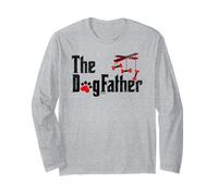The DogFather, Funny Dog Dad Fathers Day and Christmas Manga Larga