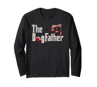 The DogFather, Funny Dog Dad Fathers Day and Christmas Manga Larga