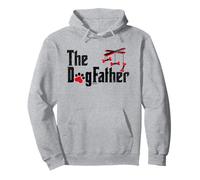 The DogFather, Funny Dog Dad Fathers Day and Christmas Sudadera con Capucha