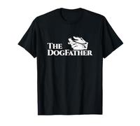 The DogFather Funny Dog Fur Dad Humor Día del Padre Hombres Camiseta