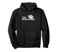 The DogFather Funny Dog Fur Dad Humor Día del Padre Hombres Sudadera con Capucha