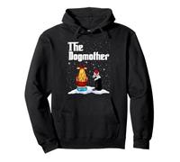 The Dogmother Australian Shepherd Dog Mom Christmas Xmas Sudadera con Capucha