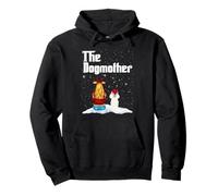 The Dogmother Bichon Frise Dog Mom Christmas Puppy Xmas Sudadera con Capucha