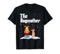 The Dogmother Chihuahua Dog Mom Christmas Funny Puppy Xmas Camiseta
