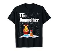 The Dogmother Corgi Dog Mom Christmas Puppy Xmas Camiseta