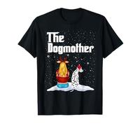 The Dogmother Dalmatian Dog Mom Christmas Puppy Xmas Camiseta