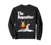 The Dogmother Dalmatian Dog Mom Christmas Puppy Xmas Sudadera