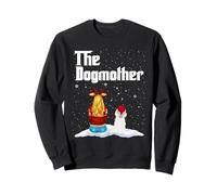 The Dogmother Maltese Dog Mom Christmas Puppy Xmas Sudadera