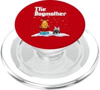 The Dogmother Shih Tzu Dog Mom Christmas Puppy Xmas PopSockets PopGrip para MagSafe