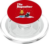 The Dogmother St Bernard Dog Mom Christmas Puppy Xmas PopSockets PopGrip para MagSafe