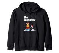 The Dogmother St Bernard Dog Mom Christmas Puppy Xmas Sudadera con Capucha