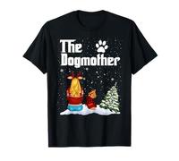 The Dogmother Yorkshire Terrier Dog Mom Christmas Xmas Camiseta