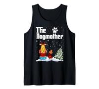 The Dogmother Yorkshire Terrier Dog Mom Christmas Xmas Camiseta sin Mangas
