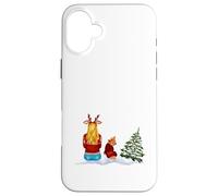 The Dogmother Yorkshire Terrier Dog Mom Christmas Xmas Carcasa para iPhone 16 Plus