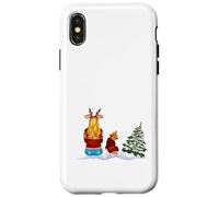 The Dogmother Yorkshire Terrier Dog Mom Christmas Xmas Carcasa para iPhone X/XS