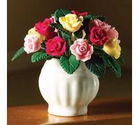 The Dolls House Emporium Mixto Sommerrosen en un Blancas Olla