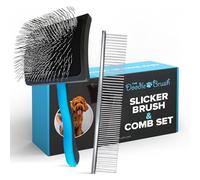 The Doodle Brush Kit de aseo personal Peine Metálico para Perros, Ideal para Goldendoodles, Poodles y Labradoodles, Cepillo Desenredante para Pelo Largo y Rizado, Elimina Nudos y Pelo Muerto