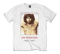 The Doors American Poet Jim Morrison Rock Oficial Camiseta para Hombre