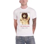 The Doors American Poet oficial hombre nuevo Blanco T Shirt