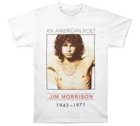 Bravado! Designs Camiseta The Doors American Poet (30321023BP) Blanca, estampado frontal, M