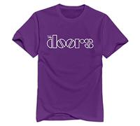 The Doors Band Classic - Camiseta para hombre (100% algodón, talla L), color morado