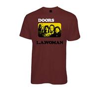 The Doors Camiseta L.A. Woman, Granate, M