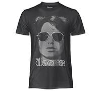 The Doors - Camiseta oficial de Jim Morrison. Camiseta unisex de algodón, camiseta de rock de ajuste regular para adulto y niño, Negro , XXL