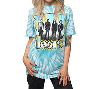 The Doors Camiseta Waiting For The Sun Oficial Unisex Azul Claro Dye Wash, Azul, XX-Large