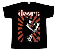 The Doors Jim Morrison James Douglas New Black SHORTLONG Sleeve t Shirt Women(Medium)