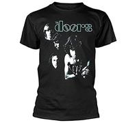 The Doors 'Light' - Camiseta para hombre, Negro, L