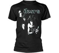 The Doors 'Light' - Camiseta para hombre, Negro, M