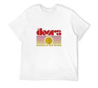 The Doors Official Riders on The Storm Sunset Jim Morrison - Camiseta para hombre, blanco, M