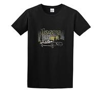 The Doors Riders On The Storm - Camiseta unisex de manga corta para hombre, 100 % algodón, color negro, Negro, L