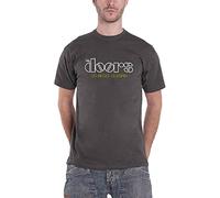 The Doors T Shirt La California Band Logo Nuevo Oficial De Los Hombres Charcoal Size XL