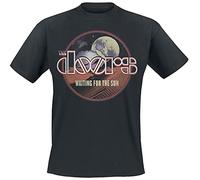 The Doors Waiting For The Sun Hombre Camiseta Negro 100% algodón Regular