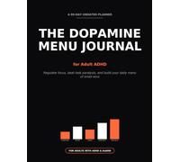 The Dopamine Menu Journal for Adult ADHD: A 90-Day Undated Planner to Regulate Focus, Beat Task Paralysis & Build Your Daily Menu of Small Wins